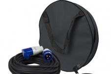 CEE extension cable 20m incl. carrying bag and French adapter